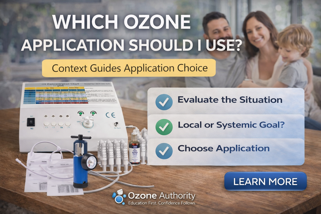 How to Decide Which Ozone Application to Use (Without Guessing)